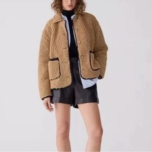 J.Crew Teddy Sherpa Jacket, size Small, in like new condition
